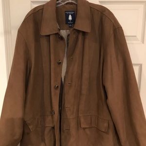 Like new Roundtree and Yorke poly-suede jacket